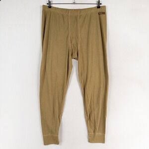 XGO Flame Retardant Pants Long Johns Base Layer Mens XL Tan Outdoor Tactical